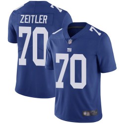 Limited Youth Kevin Zeitler Royal Blue Home Jersey - #70 Football New York Giants Vapor Untouchable