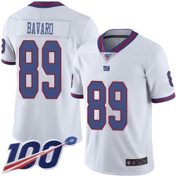 Limited Youth Mark Bavaro White Jersey - #89 Football New York Giants 100th Season Rush Vapor Untouchable