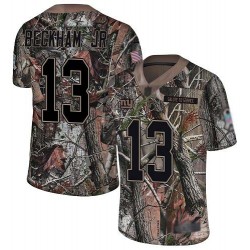 Limited Youth Odell Beckham Jr Camo Jersey - #13 Football New York Giants Rush Realtree