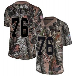 Limited Youth Nate Solder Camo Jersey - #76 Football New York Giants Rush Realtree