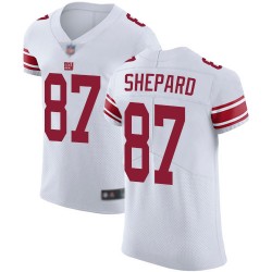 Elite Men's Sterling Shepard White Road Jersey - #87 Football New York Giants Vapor Untouchable