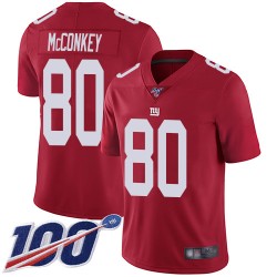 Limited Youth Phil McConkey Red Jersey - #80 Football New York Giants 100th Season Inverted Legend
