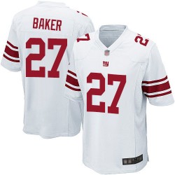 Game Men's Deandre Baker White Road Jersey - #27 Football New York Giants