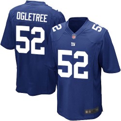Game Men's Alec Ogletree Royal Blue Home Jersey - #52 Football New York Giants