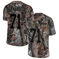 Limited Youth Will Hernandez Camo Jersey - #71 Football New York Giants Rush Realtree