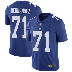 Limited Youth Will Hernandez Royal Blue Home Jersey - #71 Football New York Giants Vapor Untouchable