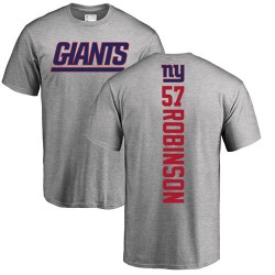 Antoine Bethea Ash Name & Number Logo - #41 Football New York Giants T-Shirt