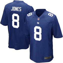 Game Men's Daniel Jones Royal Blue Home Jersey - #8 Football New York Giants