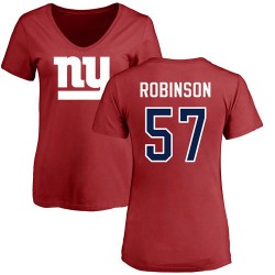 Antoine Bethea Royal Blue Backer - #41 Football New York Giants Long Sleeve T-Shirt
