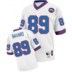 Authentic Men's Mark Bavaro White Road Jersey - #89 Football New York Giants Throwback