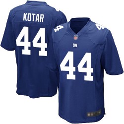 Game Men's Doug Kotar Royal Blue Home Jersey - #44 Football New York Giants