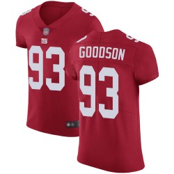 Elite Men's B.J. Goodson Red Alternate Jersey - #93 Football New York Giants Vapor Untouchable