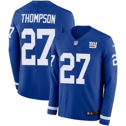 Julian Love Royal Blue Backer - #37 Football New York Giants Long Sleeve T-Shirt