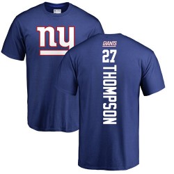 Julian Love Royal Blue Name & Number Logo - #37 Football New York Giants Pullover Hoodie