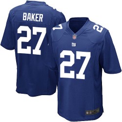 Game Men's Deandre Baker Royal Blue Home Jersey - #27 Football New York Giants