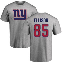 Rhett Ellison Ash Name & Number Logo - #85 Football New York Giants T-Shirt