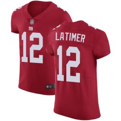 Elite Men's Cody Latimer Red Alternate Jersey - #12 Football New York Giants Vapor Untouchable