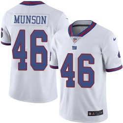 Women's Darius Slayton Ash Name & Number Logo - #86 Football New York Giants Pullover Hoodie