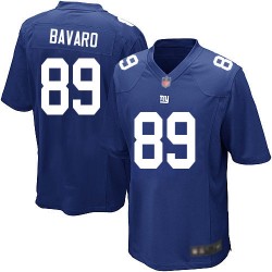 Game Men's Mark Bavaro Royal Blue Home Jersey - #89 Football New York Giants