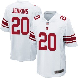 Game Men's Janoris Jenkins White Road Jersey - #20 Football New York Giants