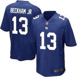 Game Men's Odell Beckham Jr Royal Blue Home Jersey - #13 Football New York Giants