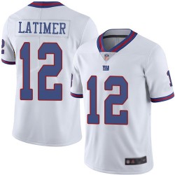 Elite Men's Cody Latimer White Jersey - #12 Football New York Giants Rush Vapor Untouchable