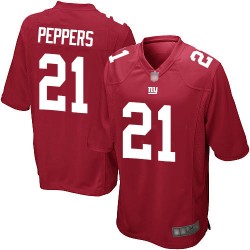 Game Men's Jabrill Peppers Red Alternate Jersey - #21 Football New York Giants
