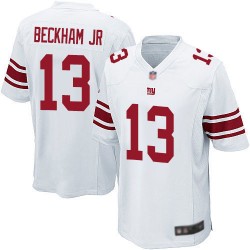 Game Men's Odell Beckham Jr White Road Jersey - #13 Football New York Giants