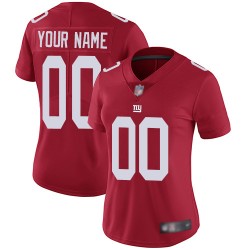 Limited Women's Red Alternate Jersey - Football Customized New York Giants Vapor Untouchable