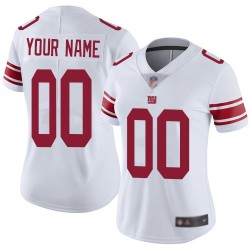 Limited Women's White Road Jersey - Football Customized New York Giants Vapor Untouchable