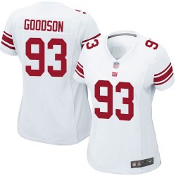 Game Women's B.J. Goodson White Road Jersey - #93 Football New York Giants