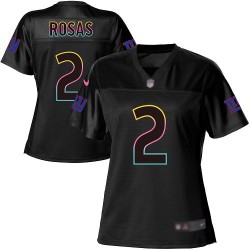 Game Women's Aldrick Rosas Black Jersey - #2 Football New York Giants Fashion