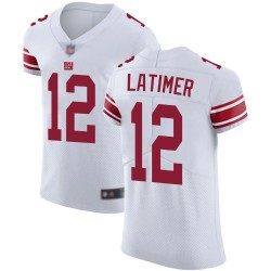 Elite Men's Cody Latimer White Road Jersey - #12 Football New York Giants Vapor Untouchable