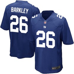 Game Men's Saquon Barkley Royal Blue Home Jersey - #26 Football New York Giants