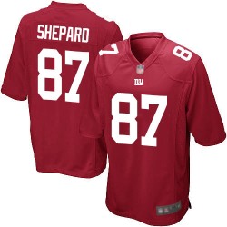 Game Men's Sterling Shepard Red Alternate Jersey - #87 Football New York Giants