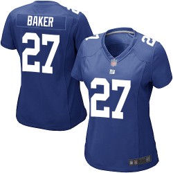 Game Women's Deandre Baker Royal Blue Home Jersey - #27 Football New York Giants