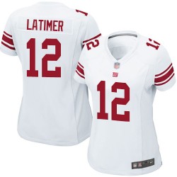 Game Women's Cody Latimer White Road Jersey - #12 Football New York Giants