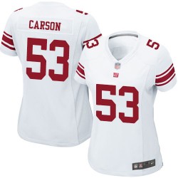 Game Women's Harry Carson White Road Jersey - #53 Football New York Giants