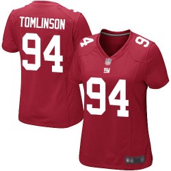 Game Women's Dalvin Tomlinson Red Alternate Jersey - #94 Football New York Giants