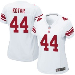 Game Women's Doug Kotar White Road Jersey - #44 Football New York Giants