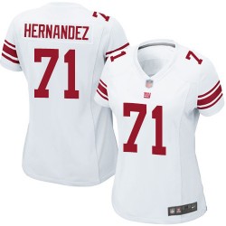 Game Women's Will Hernandez White Road Jersey - #71 Football New York Giants