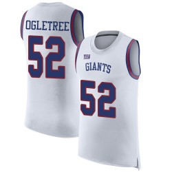 Limited Men's Alec Ogletree White Jersey - #52 Football New York Giants Rush Player Name & Number Tank Top