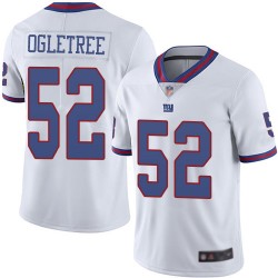 Limited Men's Alec Ogletree White Jersey - #52 Football New York Giants Rush Vapor Untouchable