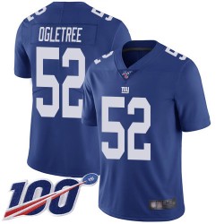 Limited Men's Alec Ogletree Royal Blue Home Jersey - #52 Football New York Giants 100th Season Vapor Untouchable
