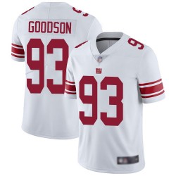 Limited Men's B.J. Goodson White Road Jersey - #93 Football New York Giants Vapor Untouchable