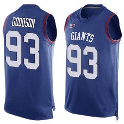 Limited Men's B.J. Goodson Royal Blue Jersey - #93 Football New York Giants Player Name & Number Tank Top
