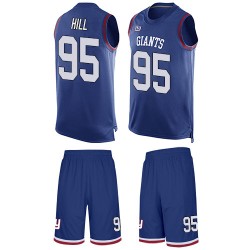 Limited Men's B.J. Hill Royal Blue Jersey - #95 Football New York Giants Tank Top Suit