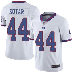 Elite Men's Doug Kotar White Jersey - #44 Football New York Giants Rush Vapor Untouchable