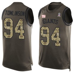Limited Men's Dalvin Tomlinson Green Jersey - #94 Football New York Giants Salute to Service Tank Top