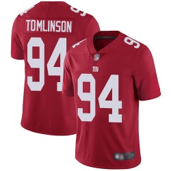 Limited Men's Dalvin Tomlinson Red Jersey - #94 Football New York Giants Inverted Legend